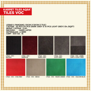 Karpet Tiles VOC