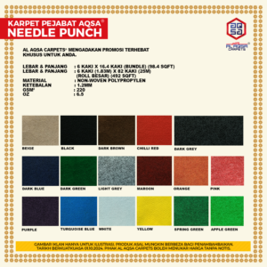 Needle Punched Aqsa