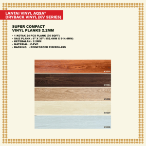 Vinyl Aqsa Dryback KV Series