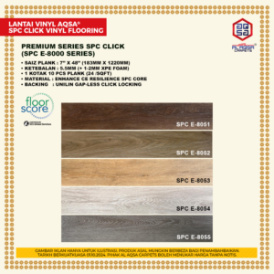 Lantai Spc Klik E-8000 Premium Series
